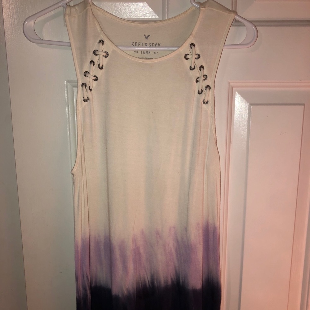 Purple ombré tank